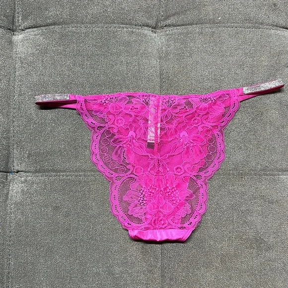😍😍Victoria’s Secret Micro Lace Shine Strap Cheekini Panty😍😍 - Picture 6 of 8